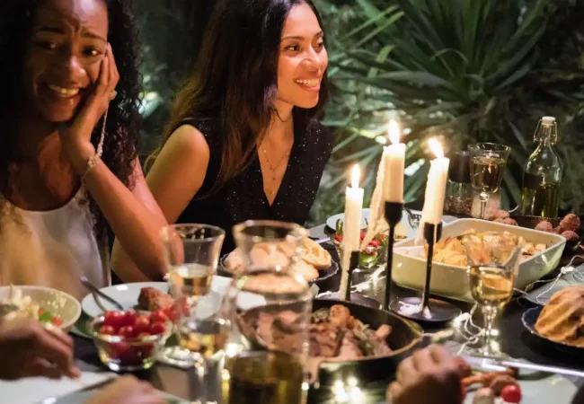 Young African Americans enjoying AfroFuture festival in Accra, Ghana – Detty December + Culture 8-day tour.