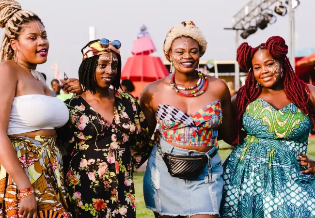 Travellers exploring Ghana events: Thrills & Chills Ghana tour.